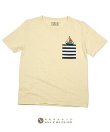 grn | 印刷口袋圖T(Tシャツ/カットソー)