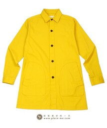 plain me | 日本製純棉織紋ShopCoat(ピーコート)