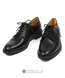 plain me | 復古Plain-Toe皮鞋(シューケア用品)
