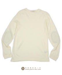 plain me | 安哥拉毛料拼接上衣(スウェット)