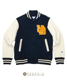 Champion | CHM1101-藍/Champion Campus棒球外套(スタジャン)