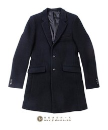 plain-me | 經典毛料Chesterfield Coat(ピーコート)