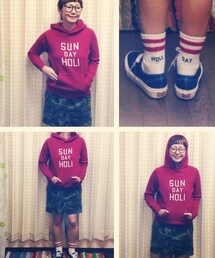 HOLIDAY | ＩLOVE holiday♡(パーカー)