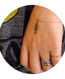 SWEET PEA | スイートピー ローズカットダイヤとミニー(ブレスレット)