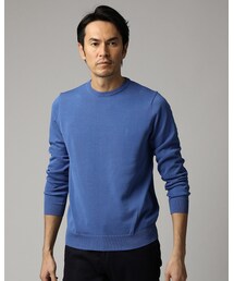 UNIVERSAL LANGUAGE | クルーネックコットンニット≪Fabric by Emilcotoni≫

(ニット/セーター)