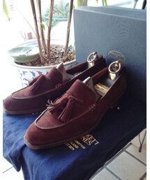 CROCKETT&JONES | クロケット＆ジョーンズ ハンドグレードライン スエードタッセルローファー GAYDO 

6.5E(ローファー)