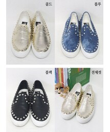 スタッズのスタイリッシュスリップオン(その他シューズ)