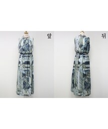 チェーンネックマキシワンピース(ワンピース)