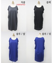 ナチュラルドレープラインのスタイリッシュワンピース(ワンピース)