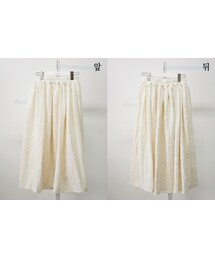 ★コットンガーゼ素材ロング丈スカート(スカート)
