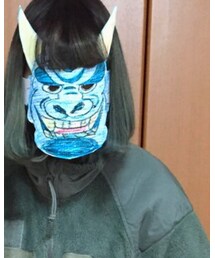 節分の青鬼お面 | アクセサリー