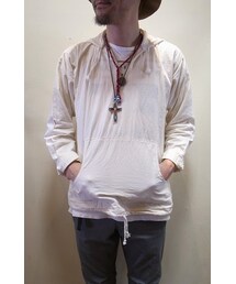 【MOLINA】 コットン メキシカンパーカー(Tシャツ/カットソー)