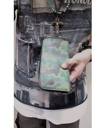 RE.ACT | RE.ACT/リアクト　カモフラージュ ラウンドジップ ロングウォレット(財布)