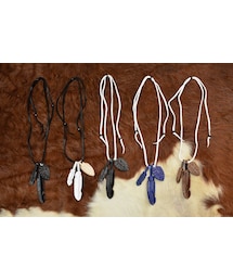 Rooster King &Co | Rooster King&co./ルースターキング　Leather Feather Necklace(ネックレス)