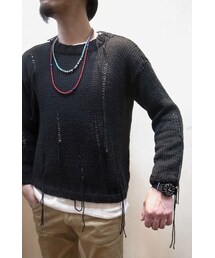 HARAPOS REALES | Harapos Reales/ハラポスレアレス　Hermano Sweater/ダメージ風ニット(ニット/セーター)
