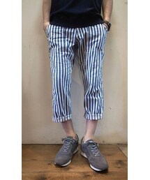 DE-NA-LI　デナリ　Stripe Cropped Baker Pant(その他パンツ)