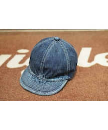 HIGHER/ハイヤー　 SELVEDGE DENIM CAP（USED加工）(キャップ)