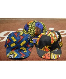 HIGHER/ハイアー　 AFRICAN BATIK KITENGE CAP(キャップ)