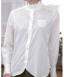 peu pres | ブロードボックスフリルカラーシャツ(シャツ/ブラウス)