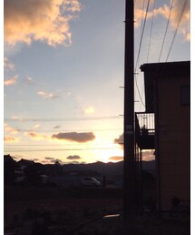 今朝の空、日の出前 | その他