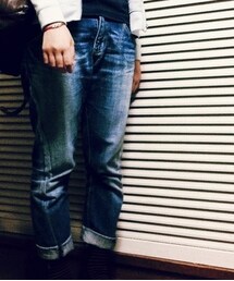 no brand | ボーイフレンドデニム(デニムパンツ)