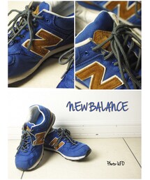 NEW BALANCE | new balance 574 
青のメッシュ素材でスポーツ感が全面に出てる感じです。

(スニーカー)