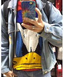 古着 | 古着屋さんで購入したドナルドのニットです^_^(ニット/セーター)