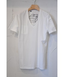 beau temps(ボウタン)×TSUYOSHI HIRANO Vネックカットソー(Tシャツ/カットソー)