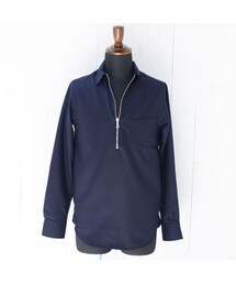 オフィシンジェネラル ハーフジップシャツ(シャツ/ブラウス)