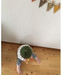 Handmade | 上からこびとさん。きゅん。(ニットキャップ/ビーニー)