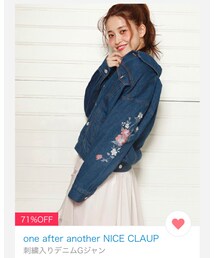NICE CLAUP | デニムジャケット