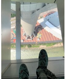 マカオタワー展望台の透明ガラス | その他