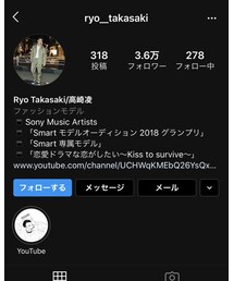📸Ryo Takasaki/高崎凌さんInstagram | その他