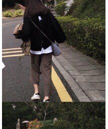 简单阔腿裤 | バッグ