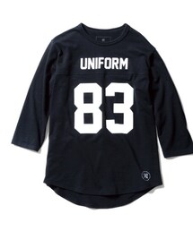 uniform experiment | 3/4 SLEEVE NUMBERING FOOTBALL TEE(Tシャツ/カットソー)