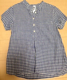 MHL. | ノーカラーコットンリネンシャツ(シャツ/ブラウス)
