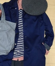 EEL | サクラコート(藍を込めて2015)(ステンカラーコート)