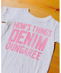 DENIM DUNGAREE | (Tシャツ/カットソー)