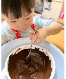 パパの為にチョコ作り🍫 | その他