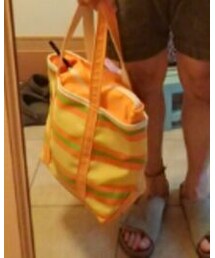 L.L.Bean | 90s vintage マルチカラー ボーダートートバック
(トートバッグ)