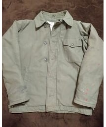 VINTAGE | 60s vintage A-2 deck jacket(初期ﾌﾗｯﾌﾟﾎﾟｹｯﾄ)
(ミリタリージャケット)