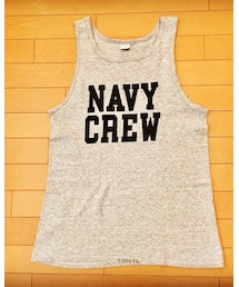 Champion | 80s vintage champion tank top navy crew(タンクトップ)