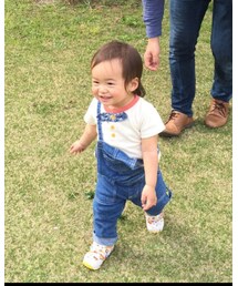 1歳5ヶ月の時のそうさん サロペおふる | その他