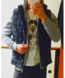 no brand | 桜木町のワールドポーターズで購入(ダウンベスト)