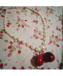 GRL | ＧＲＬのさくらんぼネックレス(ネックレス)
