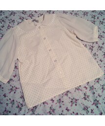 なし | 下北沢で買ったハート柄ブラウス(シャツ/ブラウス)