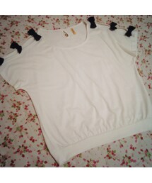 肩開きドルマントップス(Tシャツ/カットソー)