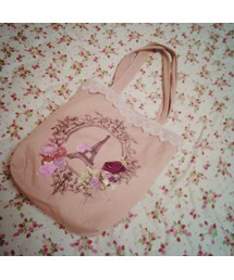 axes femme | エッフェル塔モチーフのミニトート(トートバッグ)