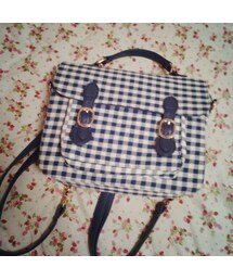 Avail | ギンガムチェックの２wayバッグ(バックパック/リュック)