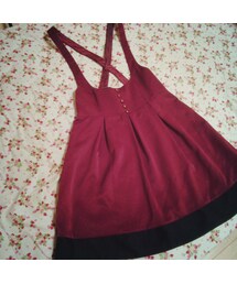 L'EST ROSE | ハイウエストのバイカラースカート(スカート)